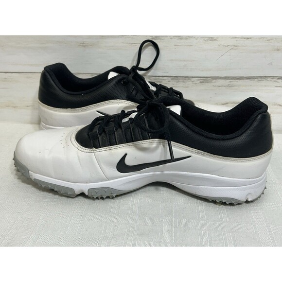 Nike Air Zoom Rival 5 878957-100 Men 10.5 Sneaker Black White Leather Golf Shoes main image 6